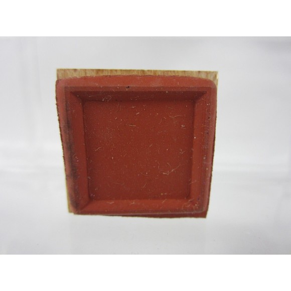 Vintage Limited Edition Rubber Stamps Wood Lot of 3 Shapes 3D - Picture 5 of 8